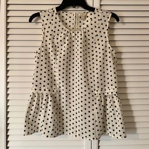 • Polka-Dot J. CREW Blouse •